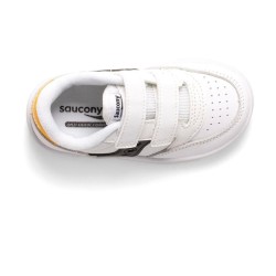 Sneakers bambino Saucony SL266311 - bianco/nero/oro