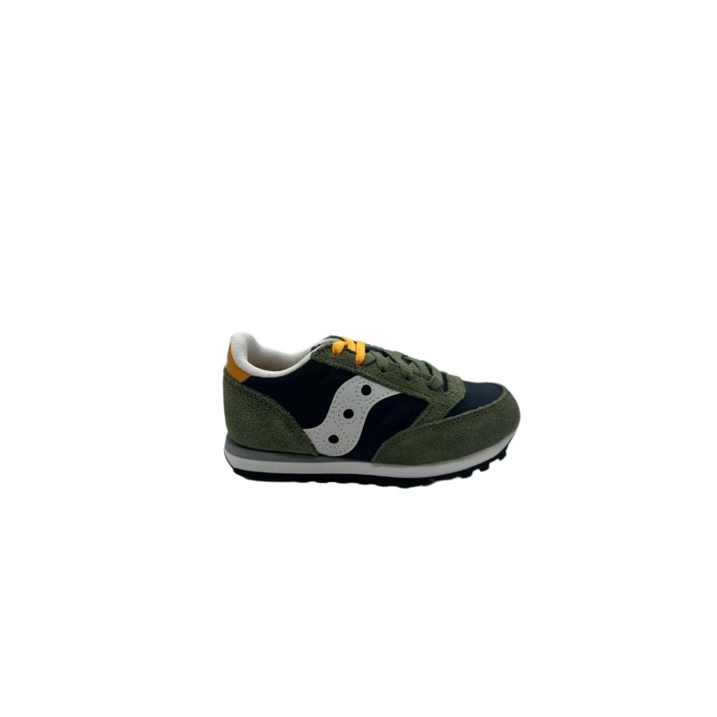 SAUCONY SK267333 OLIVE/NAVY SNEAKERS BAMBINO