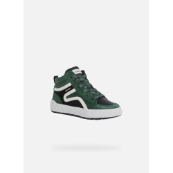 GEOX J.WEEMBLE GREEN/BLACK SNEAKERS BAMBINO