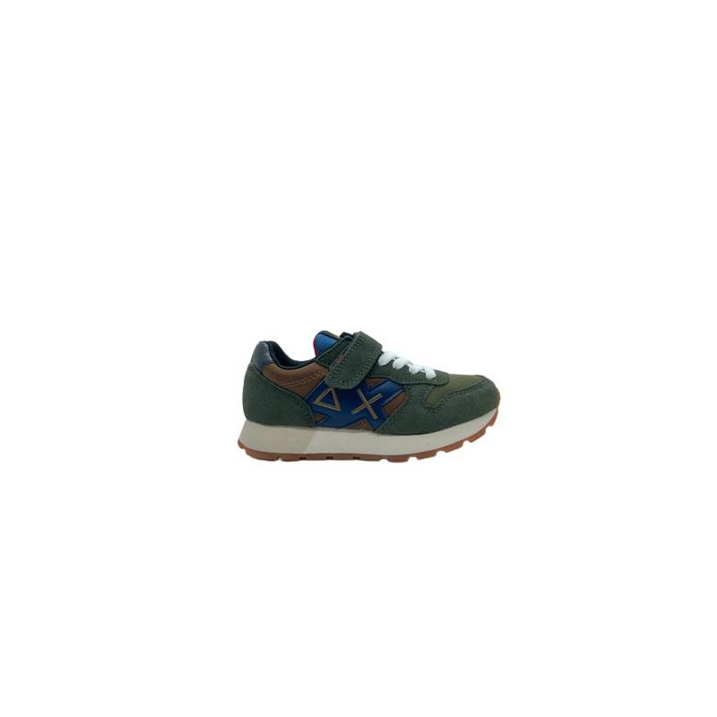 Sneakers bambino SUN68 Z42314 - verde militare