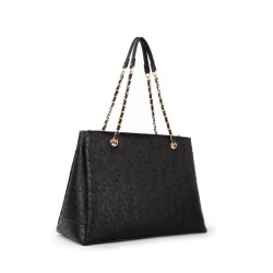 Borsa shopper logata Valentino Relax - nera