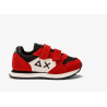 SUN68 Z43307 ROSSO SNEAKERS BAMBINO