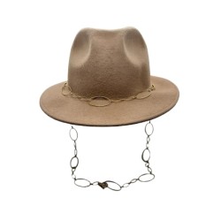 R.CAMERINO 040292 BEIGE CAPPELLO DONNA