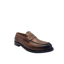 Mocassino Uomo Exton 102 - Vitello Camel