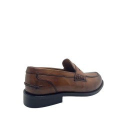 Mocassino Uomo Exton 102 - Vitello Camel