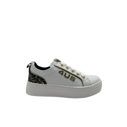 Sneakers Bambina 4US 42501 - White/Gold