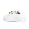 Sneakers Donna Cafenoir 1013 - Bianco/Pesca