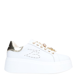 Sneakers Donna Tosca Blu Vanity - Bianco/Oro