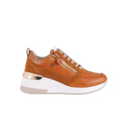 KEYS-K9027-36-CUOIO-SNEAKER-DONNA