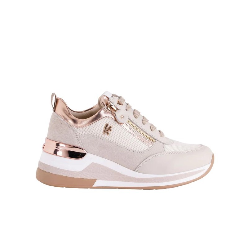 KEYS-K9021-36-BEIGE-SNEAKER-DONNA