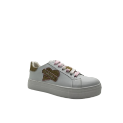 Sneakers Donna Cafenoir C2420 - White/Gold