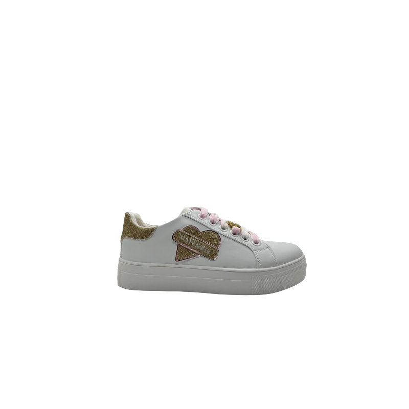 Sneakers Donna Cafenoir C2420 - White/Gold