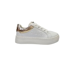 Sneakers Bambina 4US 42743 - White/Gold