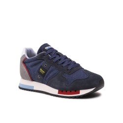 Sneakers Uomo Blauer Queens 01 - Navy/Red