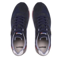 Sneakers Uomo Blauer Queens 01 - Navy/Red