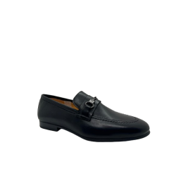 Mocassino Uomo Exton 167 - Vitello Nero