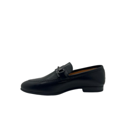 Mocassino Uomo Exton 167 - Vitello Nero