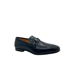 Mocassino Uomo Exton 167 - Vitello Blu