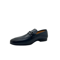 Mocassino Uomo Exton 167 - Vitello Blu