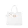 Borsa Donna Valentino Shopper Oaxaca 01 - Bianco