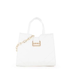 Borsa Donna Valentino Shopper Oaxaca 01 - Bianco