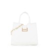 Borsa Donna Valentino Shopper Oaxaca 01 - Bianco