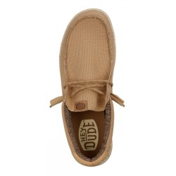 Slipon Uomo Hey Dude Wally - Tan/White