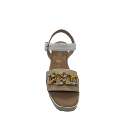 Zeppa Donna Repo 54209 - Beige/Cuoio