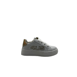 4US Sneaker Bimba 43000 - White/Gold