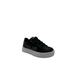 4US Sneaker Bimba 43000 - Black/Pesca