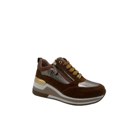 Sneakers Donna Keys K9811 Cognac/Taupe 