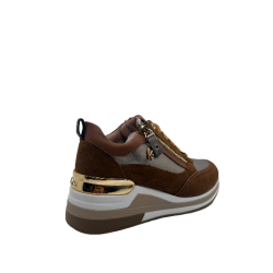 Sneakers Donna Keys K9811 Cognac/Taupe 