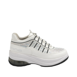 Sneakers Donna Fornarina Up White/Silver