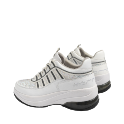 Sneakers Donna Fornarina Up White/Silver