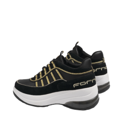 Sneakers Donna Fornarina Up Black/Gold