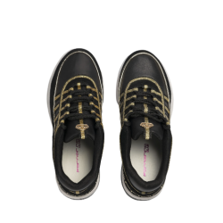 Sneakers Donna Fornarina Up Black/Gold