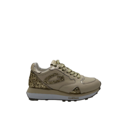 Sneakers Donna Guardiani 4350 Glitter Gold