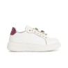 Sneakers Donna Cafenoir 1032 Bianco/Bordeaux