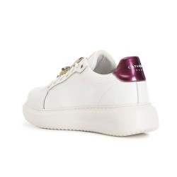 Sneakers Donna Cafenoir 1032 Bianco/Bordeaux