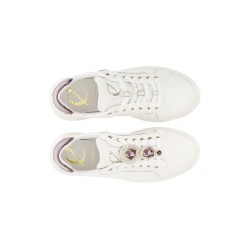 Sneakers Donna Cafenoir 1032 Bianco/Bordeaux