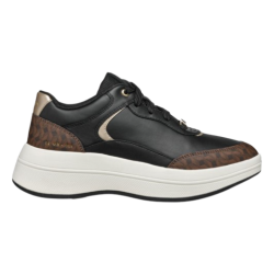 Sneakers Donna Geox Spherica Ecub - Nero/Marrone