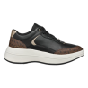 Sneakers Donna Geox Spherica Ecub - Nero/Marrone