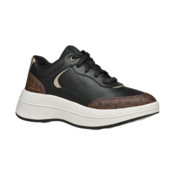 Sneakers Donna Geox Spherica Ecub - Nero/Marrone