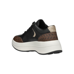 Sneakers Donna Geox Spherica Ecub - Nero/Marrone