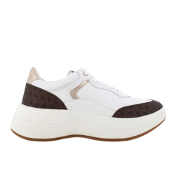 Sneakers Donna Geox Spherica Ecub - Bianco/Marrone