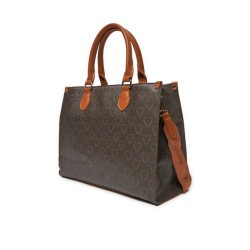 Shopper Donna Valentino Lady Re 04 - Moro/Cuoio