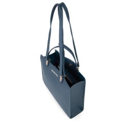 Shopper Donna Valentino Stereo Re 01 - Blu