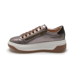 Sneakers Donna Keys K8381 - Taupe/bronzo 