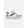 GEOX-KENCY B-WHITE/TAUPE-36-SNEAKER