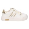 CULT-T162-25-WHT/GOLD-SNEAKER-BIMBA